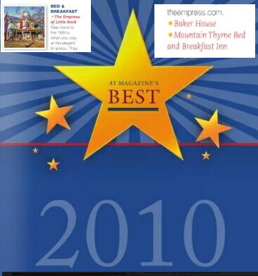 Voted Among the Best Area Bed & Breakfast Inns